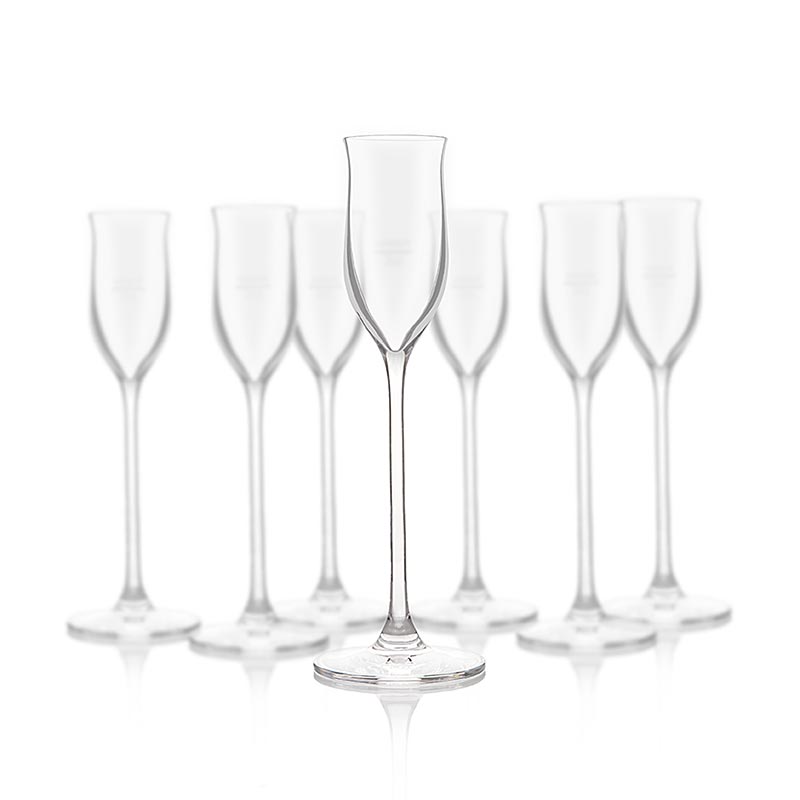 Reisetbauer fruktbrännvinsglas, med måttstreck 2 cl, 6 st
