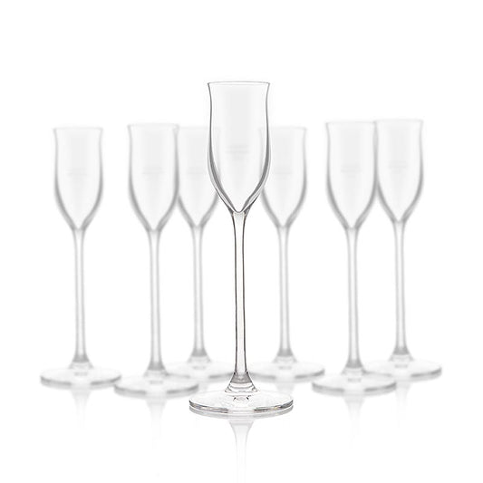 Reisetbauer fruktbrännvinsglas, med måttstreck 2 cl, 6 st
