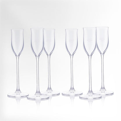 Reisetbauer fruktbrännvinsglas, med måttstreck 2 cl, 6 st