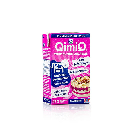 QimiQ Whip Natur, för vispning till söta och salta krämer, 19 % fett, 250 g