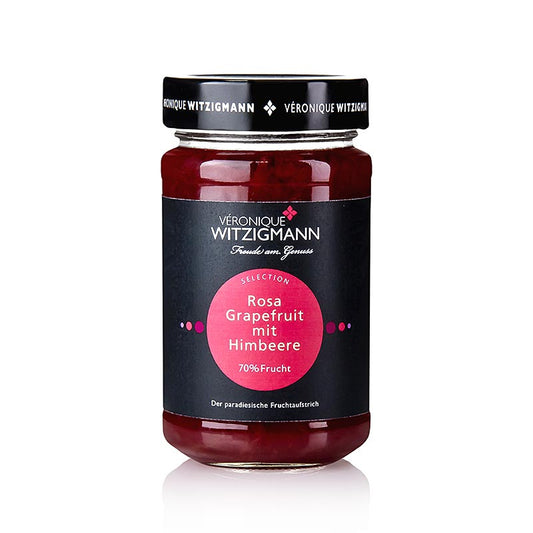 Rosa grapefrukt med hallon – fruktpålägg, 225 g