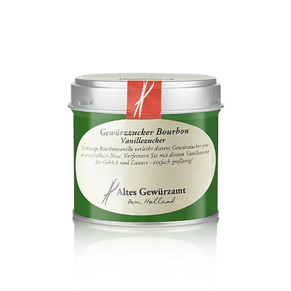 Kryddsocker "Bourbon", rörsocker med bourbonvanilj, Altes Gewürzamt, 150 g