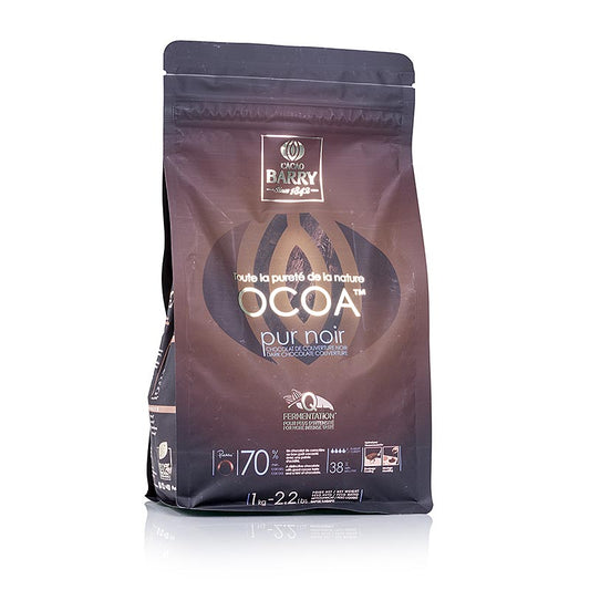 Callebaut Purity Nature Ocoa, mörk choklad, callets, 70 % kakao, 1 kg