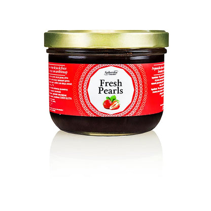 Fruktkaviar "Jordgubbe", pärlstorlek 5 mm, sfärer, Cocktail Pearls, 365 g