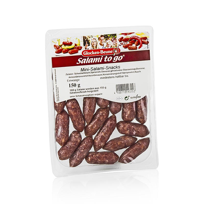 Mini-salamis, små milt rökta korvar, ca 20–24 st, 150 g