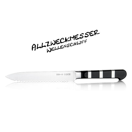 Serie 1905, universalkniv med tandad egg, 13 cm, DICK, 1 st