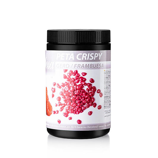 Sosa Peta Crispy (knallbrause), hallon, överdragna med kakaosmör, Wetproof, 900 g