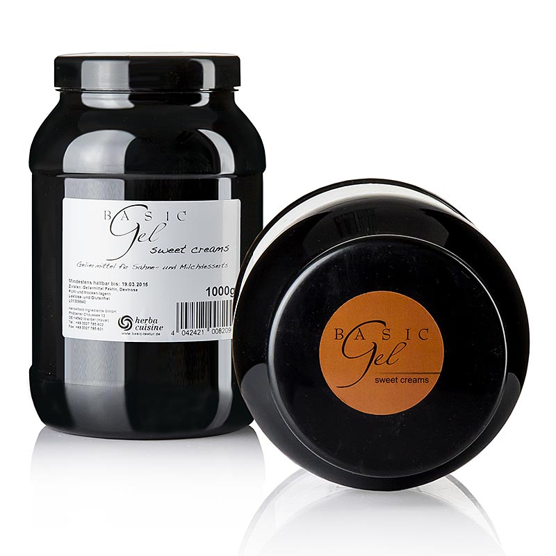 Gel – för söta krämer, brun, vegansk, Herbacuisine, 1 kg