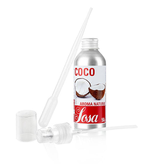 Sosa Aroma Natural Kokos, flytande, 50 g