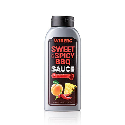 WIBERG Sweet & Sour BBQ-sås, fruktig aprikos med en touch av chili, 695 ml
