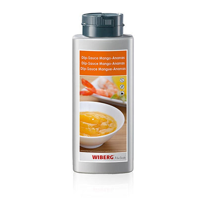 WIBERG dipsås mango-ananas, med curry och ingefära, 700 ml