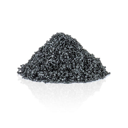 Palm Island, svart Stillahavssalt, dekorationssalt med aktivt kol, grovt, Hawaii, 1 kg
