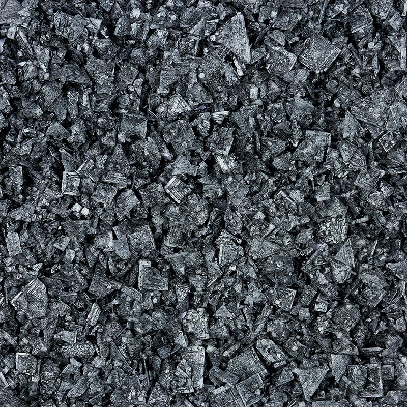 Dekorationssalt svart i pyramidform, Petros, Cypern, 100 g