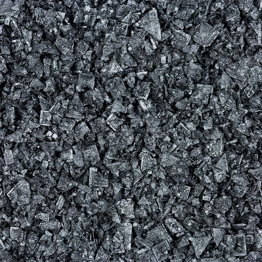 Dekorationssalt svart i pyramidform, Petros, Cypern, 600 g