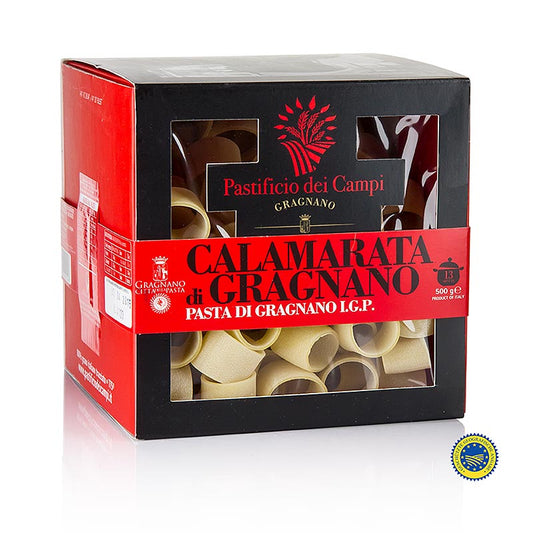 Pastificio dei Campi – nr 56 Calamarata, ringformad, Pasta di Gragnano, IGP/g.U., 500 g