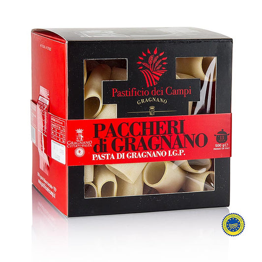 Pastificio dei Campi - No.55 Paccheri (halva cannelloni), Pasta di Gragnano, 500 g