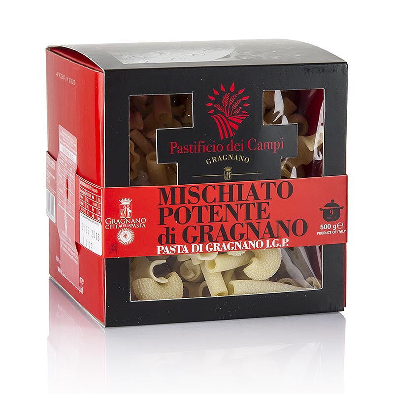 Pastificio dei Campi – Nr 44 Mischiato Potente, blandade nudlar, IGP/g.U., 500 g