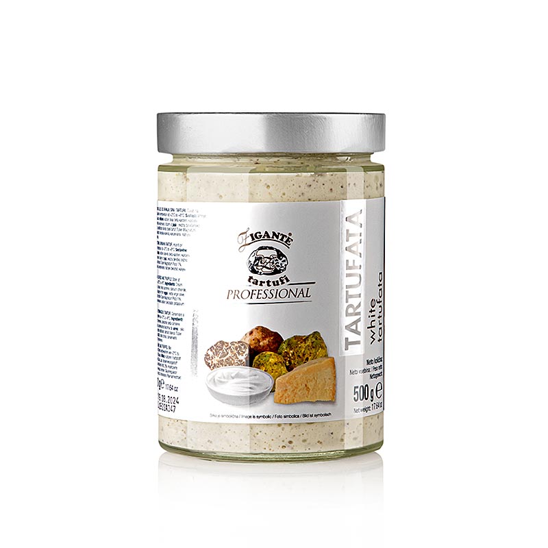 Tryffelkräm, med sommar- och vit tryffel, Zigante Tartufi, 500 g