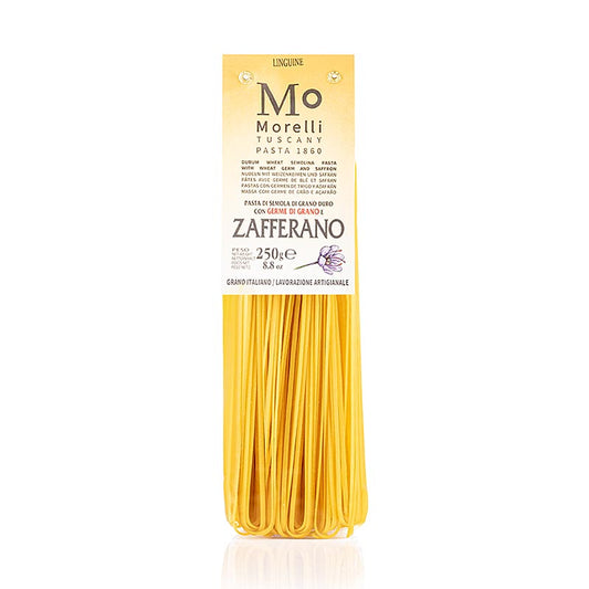 Morelli 1860 Linguine, med saffran och vetegroddar, 250 g