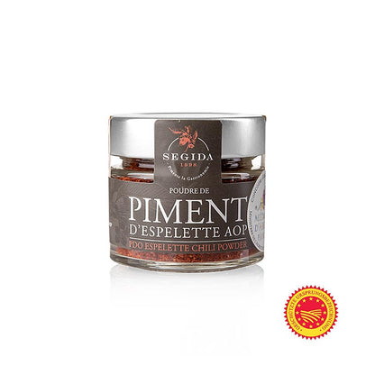 Piment d'Espelette, den franska "pepparn", chilipulver, g.U., 40 g
