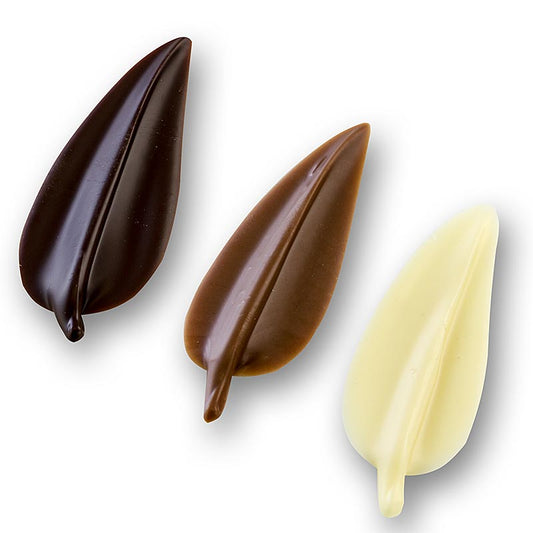 Dekorationsplattor "Elegance" blandning – bladform, 64 mörka, 48 ljusa, 48 vita, 205 g, 160 St