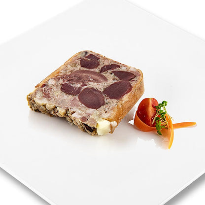Terrin av anka "Vigneronne", med kastanjer, Trapez, Rougié, 1 kg