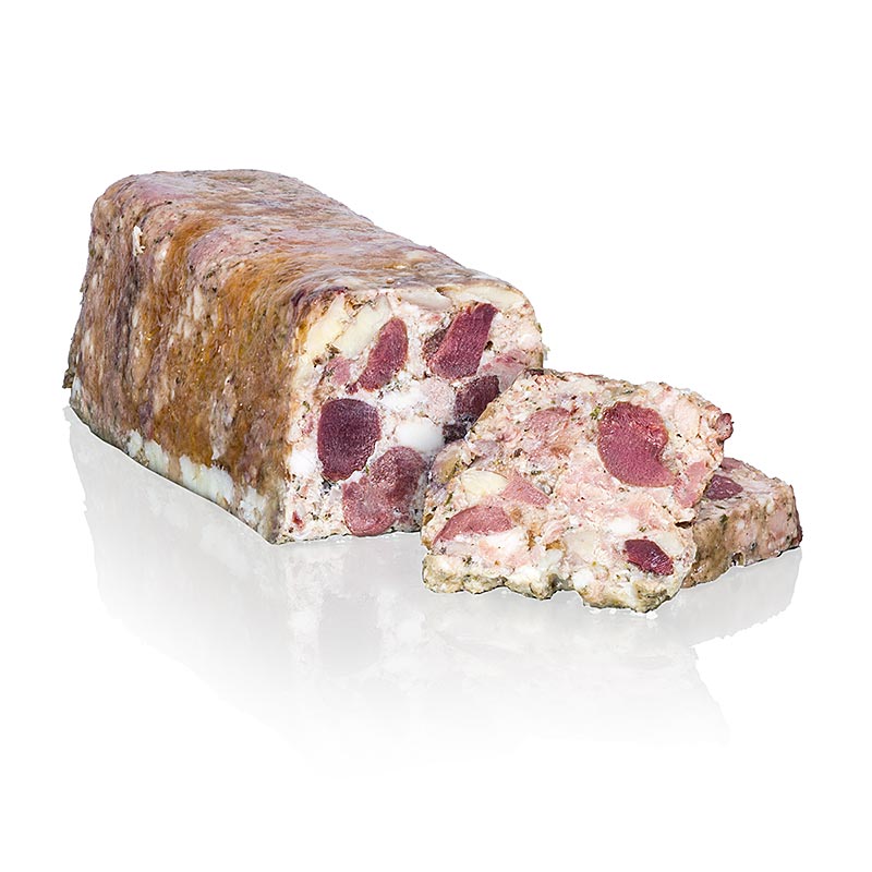 Terrin av anka "Vigneronne", med kastanjer, Trapez, Rougié, 1 kg