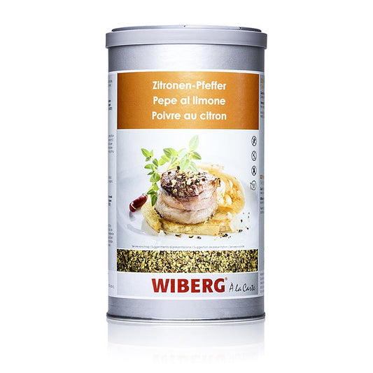 Wiberg citronpeppar, kryddblandning, grov, 750 g
