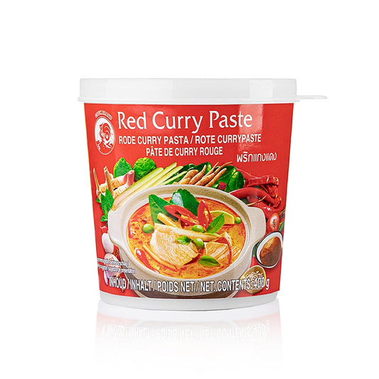 Currypasta, röd, Cock Brand, 400 g