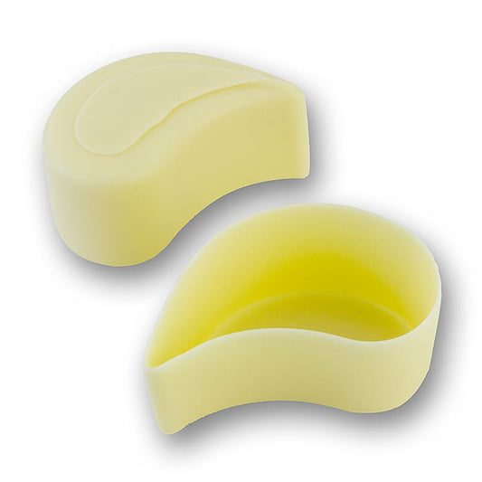 Chokladform "droppe" vit, 75x45x35 mm, Michel Cluizel, 576 g, 32 st