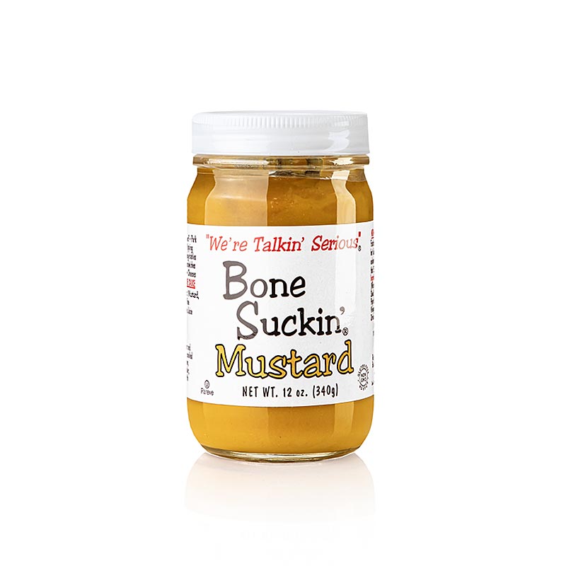 Bone Suckin´ Mustard Regular (mild), BBQ-senap, Ford´s Food, 325 ml