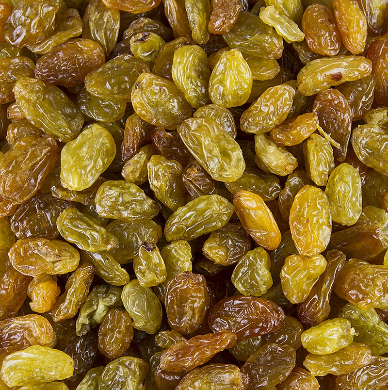 Jumbo-vinbär, gröna/gula, svavlade, Chile (liknar sultanrussin), 1 kg