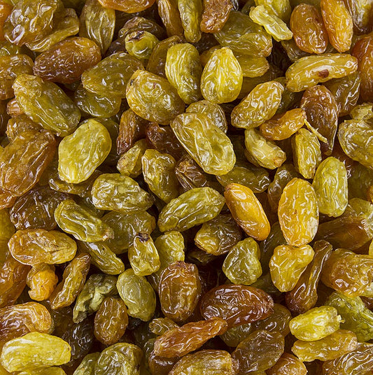 Jumbo-vinbär, gröna/gula, svavlade, Chile (liknar sultanrussin), 1 kg