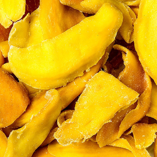 Mangoskivor, torkade, svavlade, 1 kg