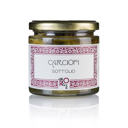 Carciofi sott´olio – kronärtskockor i solrosolja, Amerigo, 210 g