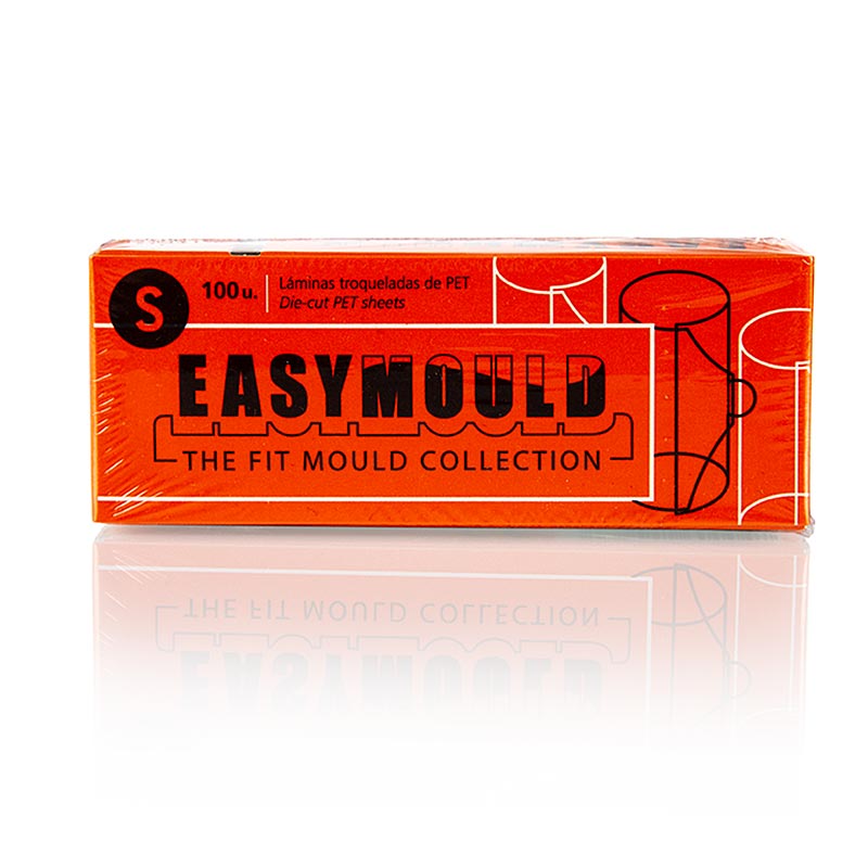 Easymould Rendondo-folie, rund, ø25x40 mm, 100 % Chef (60/0004), 100 ark