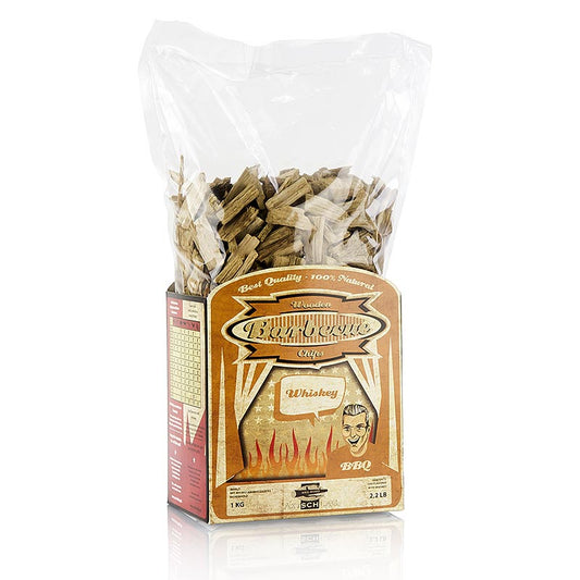 Grill BBQ – rökspån av whiskyek, 1 kg
