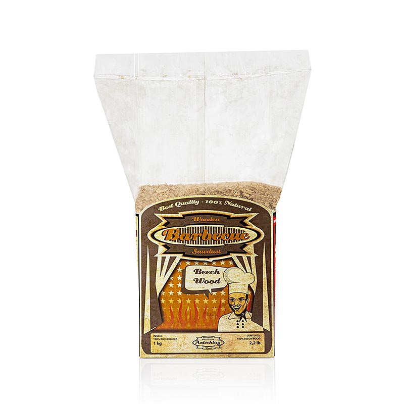 Grill BBQ – rökmjöl av bok (Beech), 1 kg