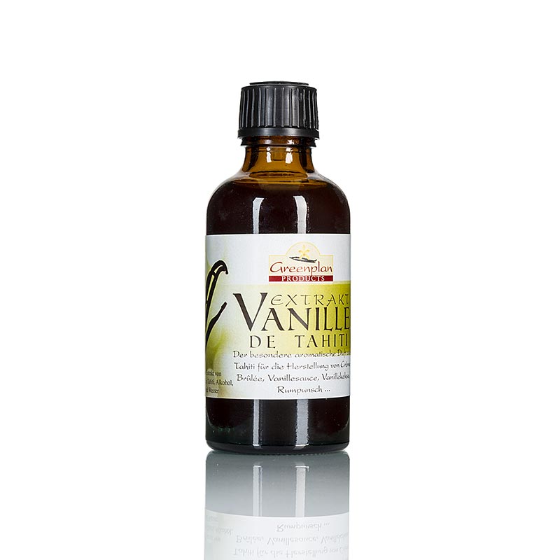 Vaniljextrakt, Tahiti, utan prickar, kallpressat, 50 ml