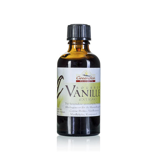 Bourbon-vaniljextrakt, utan prickar, kallpressad, från Madagaskar, 50 ml