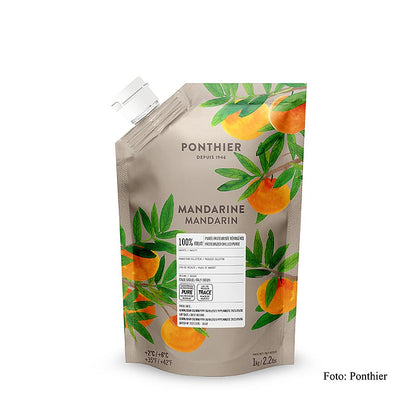 Ponthier mandarinpuré, 100 % frukt, 1 kg