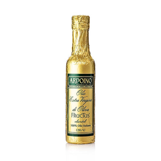 Extra jungfruolja, Ardoino "Fructus", ofiltrerad, i guldfolie, 250 ml
