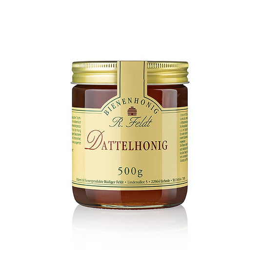 Imkerei Feldt Dadelhonung, mörk, flytande, harmonisk, 500 g