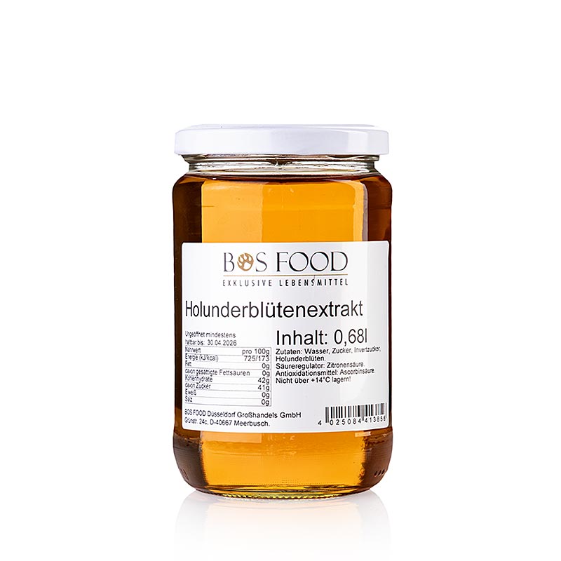 CHEF FOOD fläderblomsextrakt, 680 ml