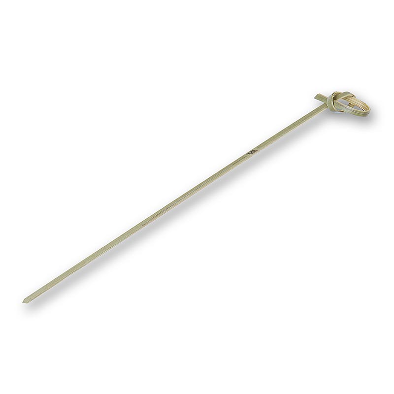 Bambuspinnar, med knut, gröna, 15 cm, 50 st