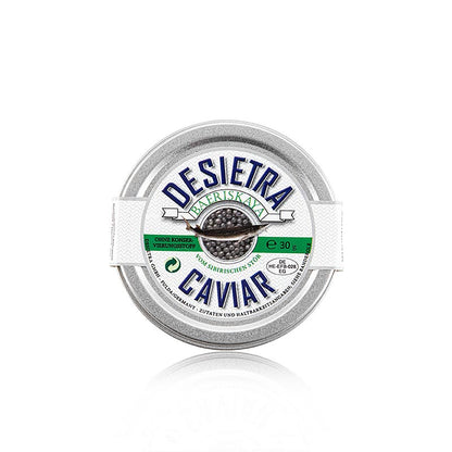 Desietra Baeriskaya-kaviar (baerii), akvakultur, utan konserveringsmedel, Tyskla, 30 g