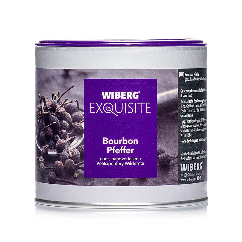 Wiberg Exquisite Bourbonpeppar (Voatsiperifery), hel, 240 g