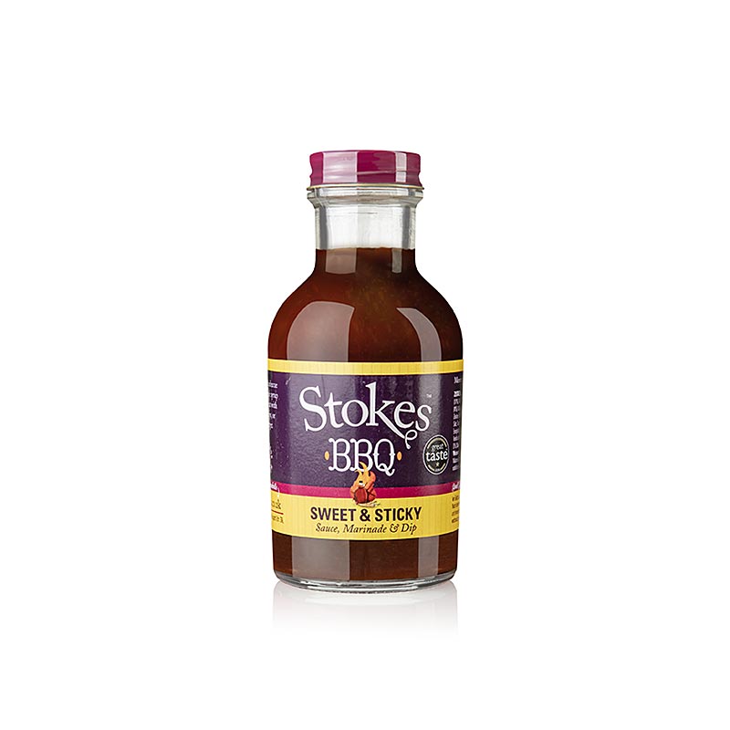 Stokes BBQ-sås, Sweet & Sticky, med pepparrot, 250 ml