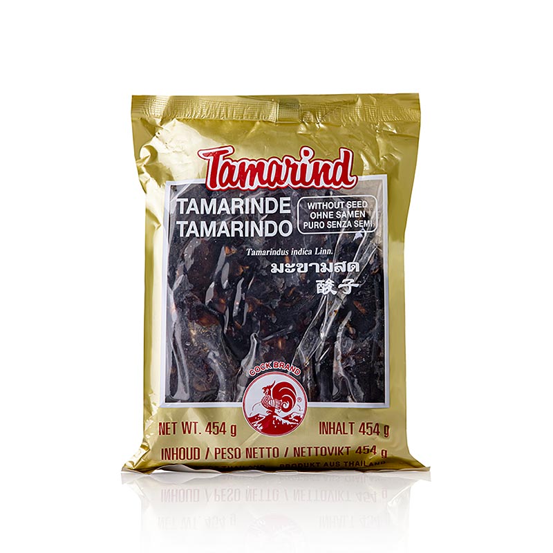 Tamarind i block, utan kärnor, 454 g