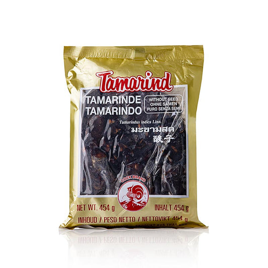 Tamarind i block, utan kärnor, 454 g